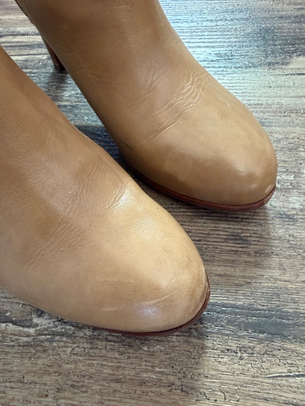Women's Tory Burch Booties Bristol High-Heel Almond size 9.5 - Picture 8 of 10